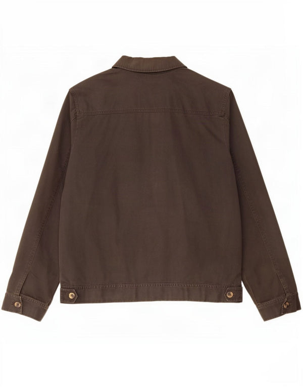 Giubbotto bomber da uomo Marks & Spencer Blue Harbour UK 40 grande cotone marrone