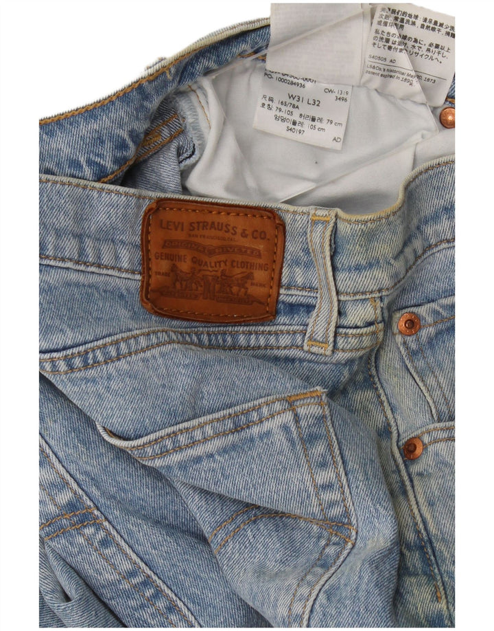 Jeans svasati a gabbia toracica da donna Levi's W31 L32 cotone blu