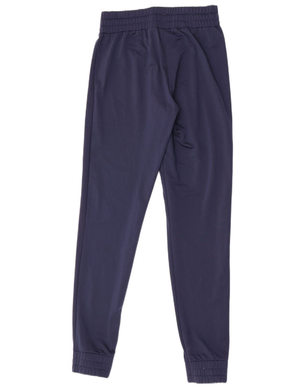 Pantaloni da tuta da donna Puma Joggers UK 8 Small Poliestere blu navy