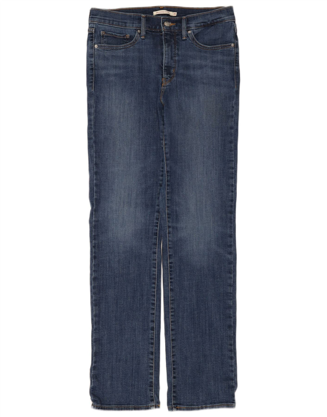 Jeans dritti modellanti da donna Levi's 314 W30 L32 cotone blu