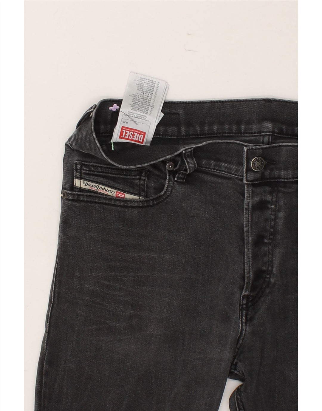 Jeans slim da uomo DIESEL W32 L32 cotone nero