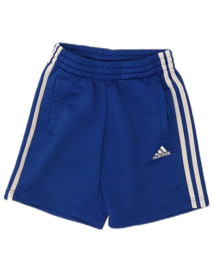 Pantaloncini sportivi ADIDAS da bambino 9-10 anni in poliestere blu