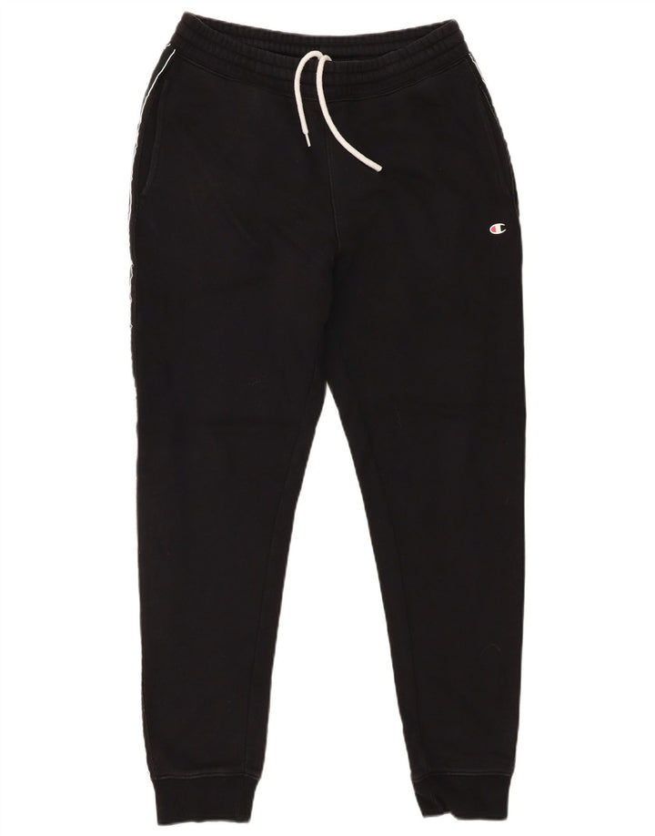 Pantaloni da tuta con grafica da uomo Champion Joggers piccoli neri