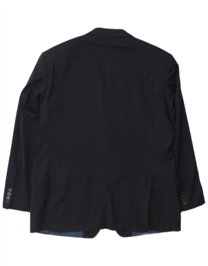 Giacca blazer da uomo a 3 bottoni Hugo Boss UK 38 medio blu navy