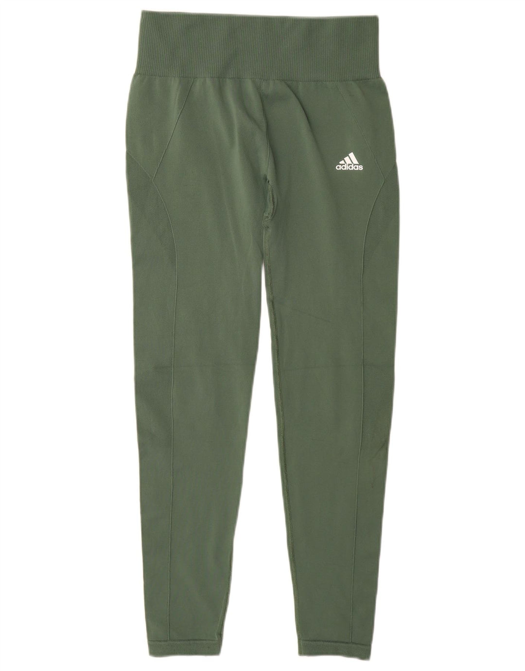 Leggings Adidas da donna UK 8/10 piccolo poliestere verde