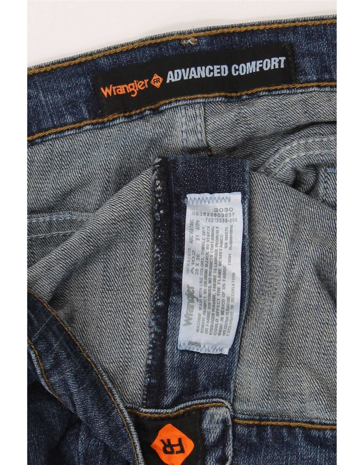 Jeans dritti da uomo Wrangler W38 L30 cotone blu