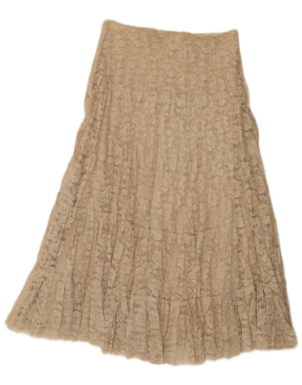 Gonna a strati a vita alta da donna Phase Eight UK 10 piccola W28 Beige floreale