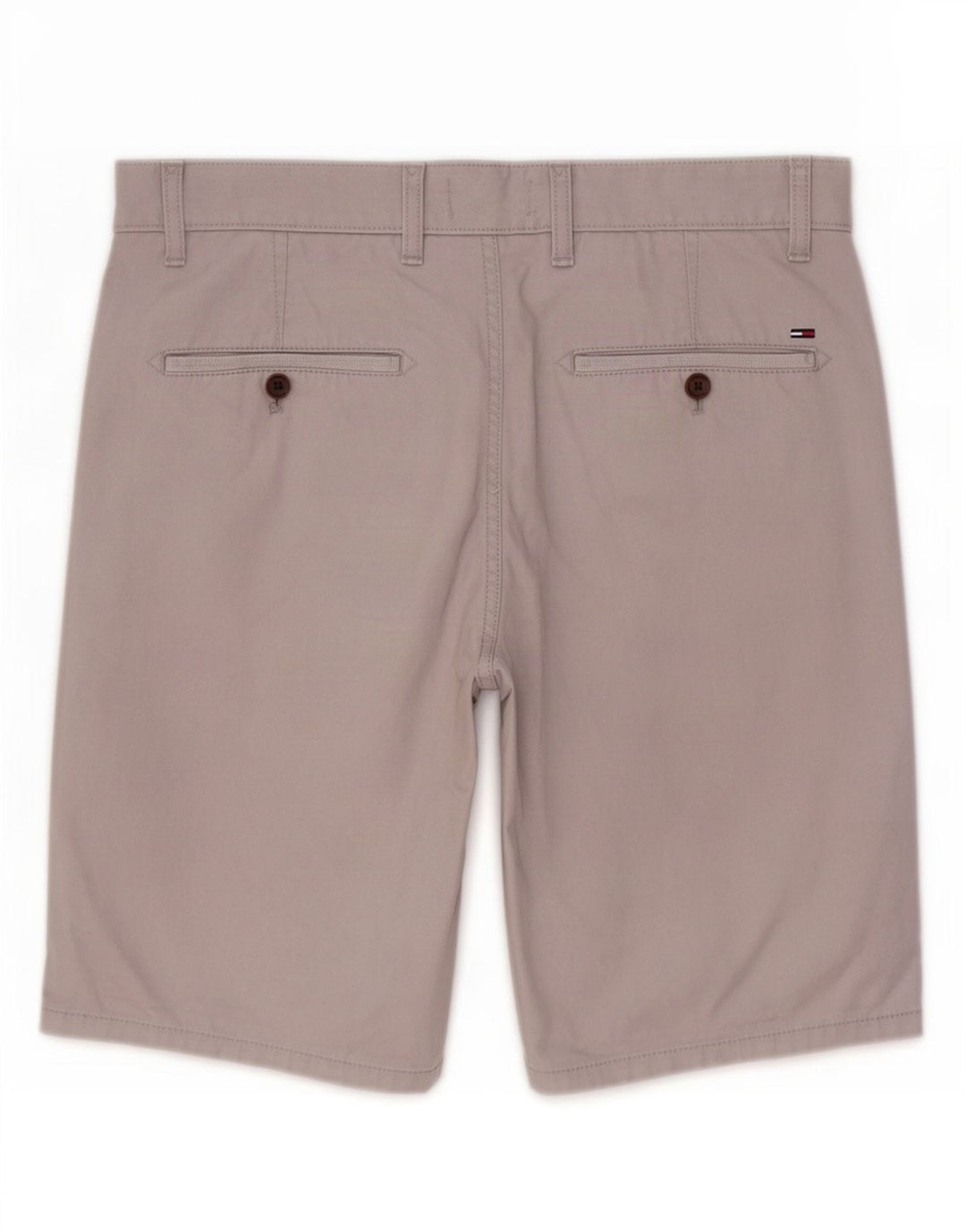 Pantaloncini chino da uomo Tommy Hilfiger W31 cotone grigio medio