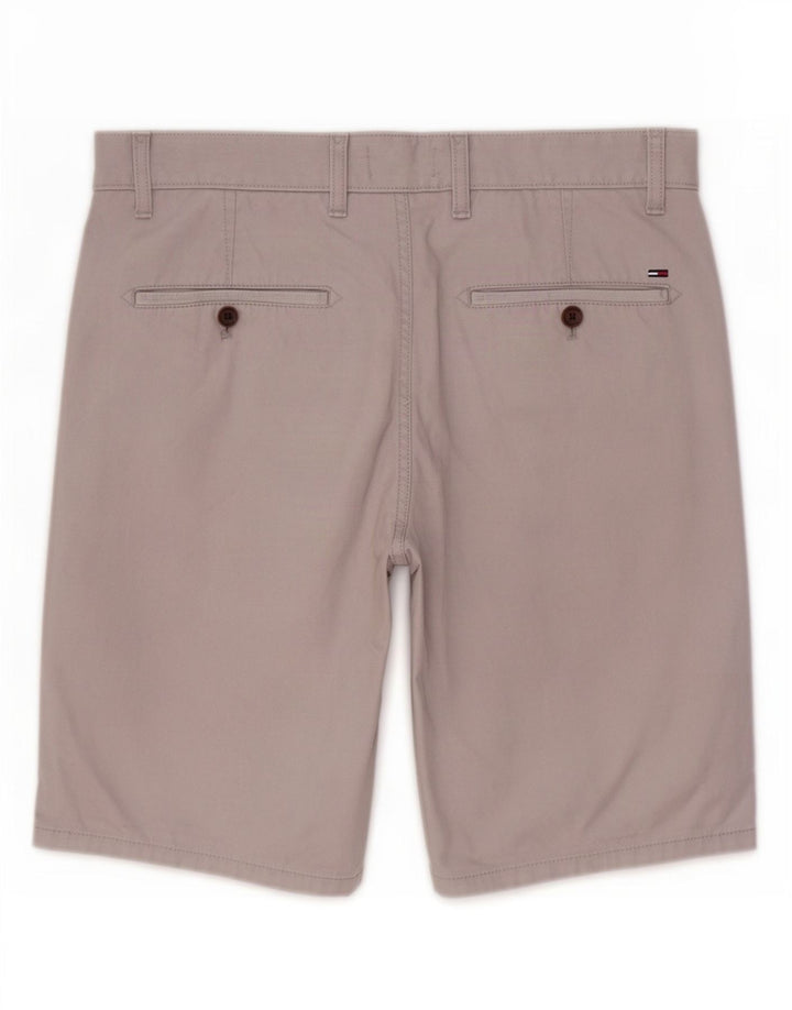 Pantaloncini chino da uomo Tommy Hilfiger W31 cotone grigio medio