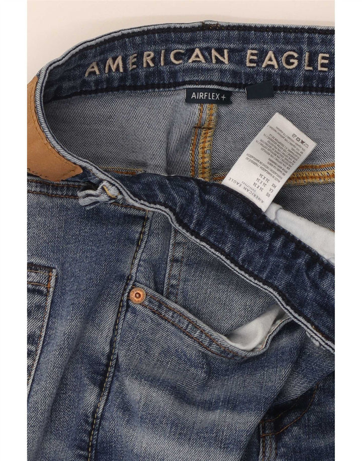 American Eagle Jeans slim Airflex da uomo W34 L34 blu cotone
