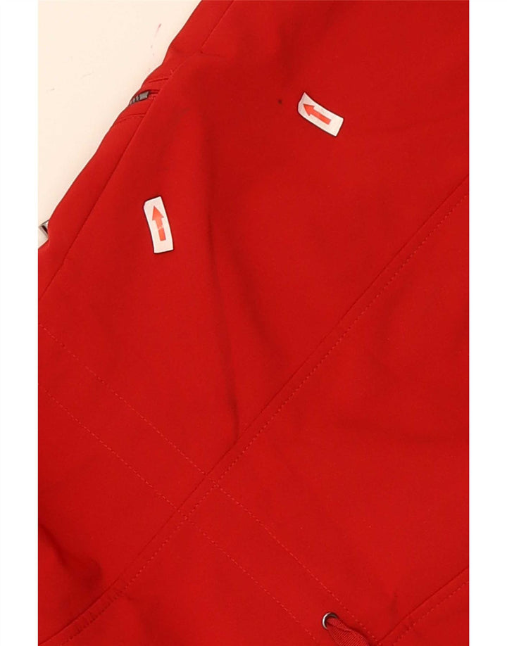 Giacca antipioggia da donna con vestibilità regolare con cappuccio French Connection UK 14 Large Rossa