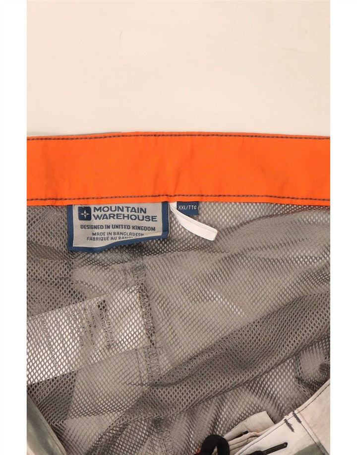 Mountain Warehouse Pantaloncini da bagno con grafica da uomo 2XL Poliestere grigio
