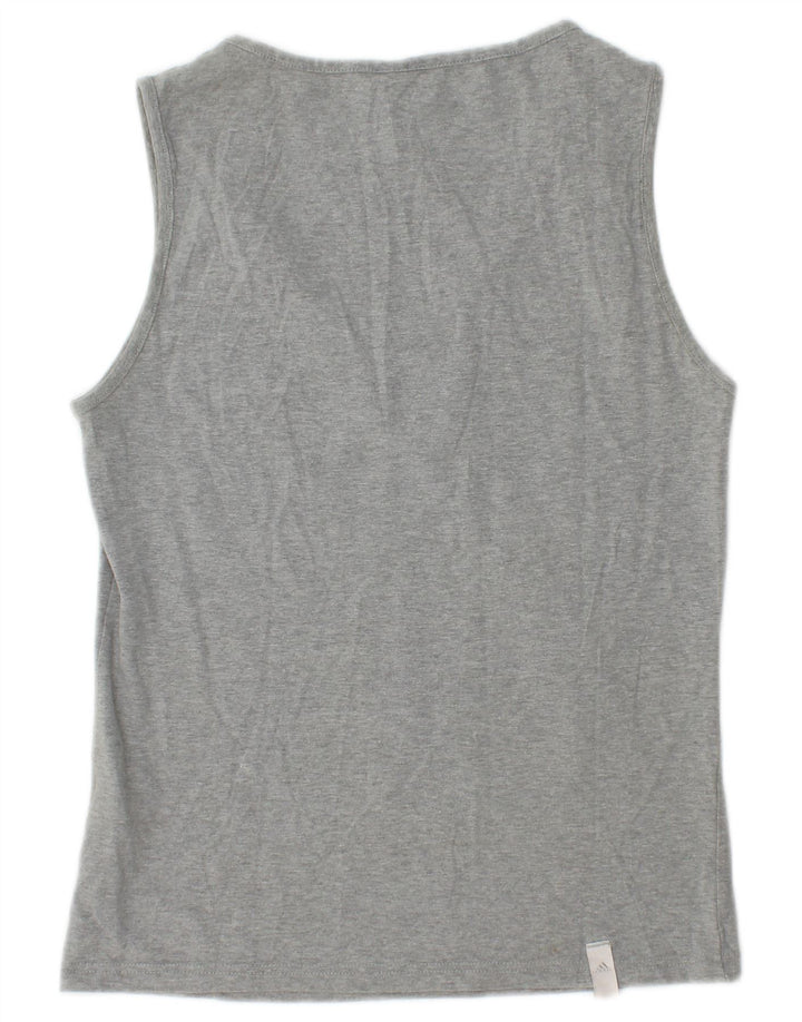 Canotta grafica da donna ADIDAS UK 12 Cotone grigio medio