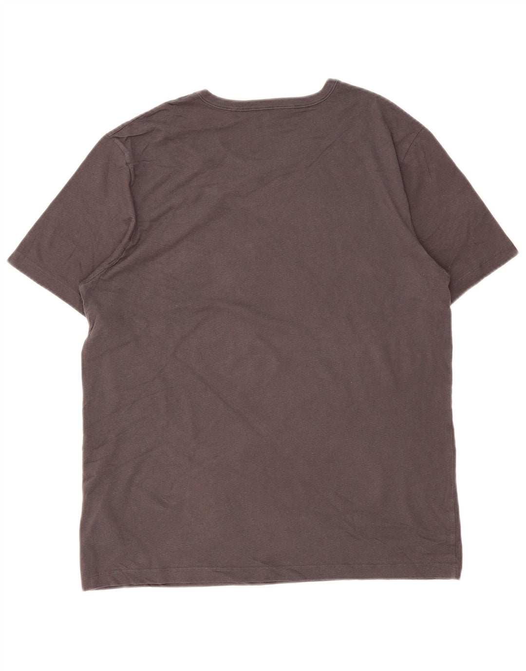 T-shirt da uomo HUGO BOSS grande in cotone grigio
