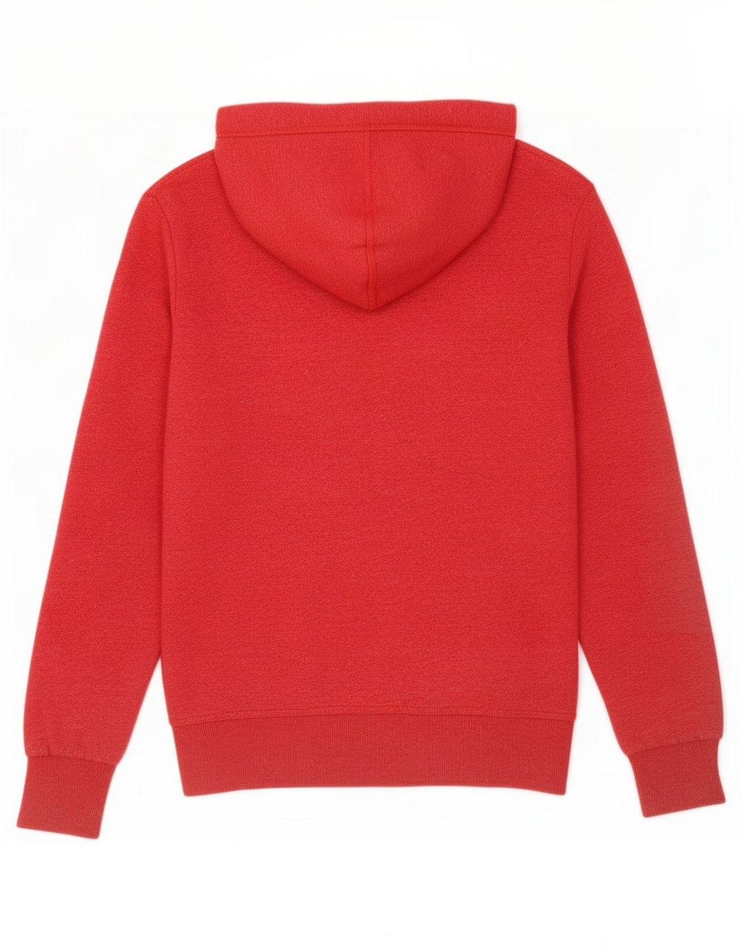 Maglione con cappuccio e zip da uomo Superdry in cotone rosso medio