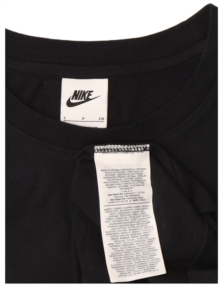 T-shirt grafica da uomo Nike Top Small in cotone nero