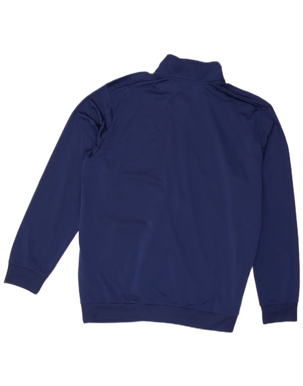 Giacca da ginnastica da uomo Adidas XL in poliestere blu navy