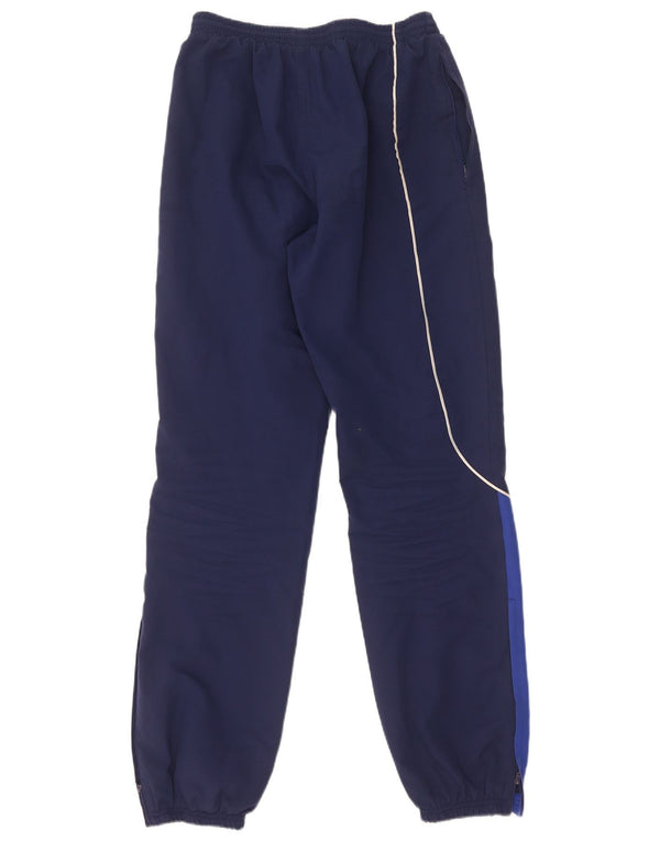 Adidas Boys Tracksuit Trousers Joggers 15-16 Years XL Navy Blue Colourblock