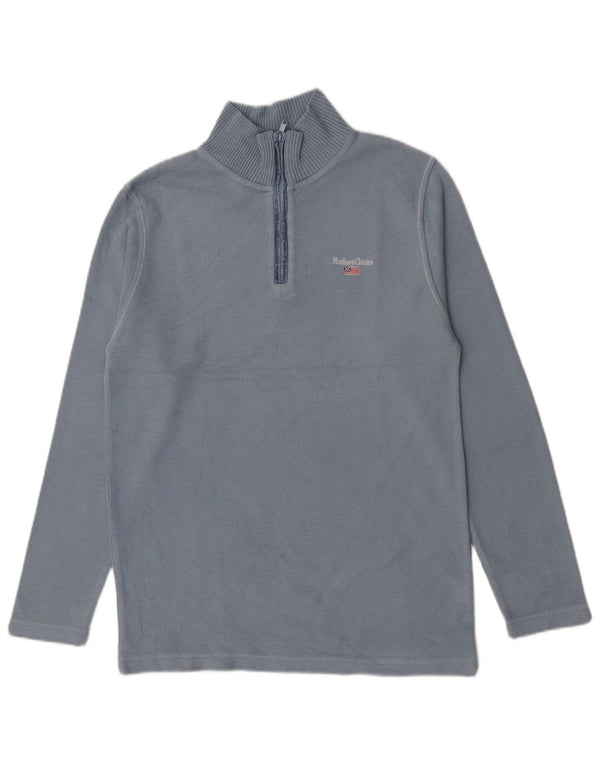 Maglione maglione con zip per ragazzi Marlboro Classics 15-16 anni grande blu