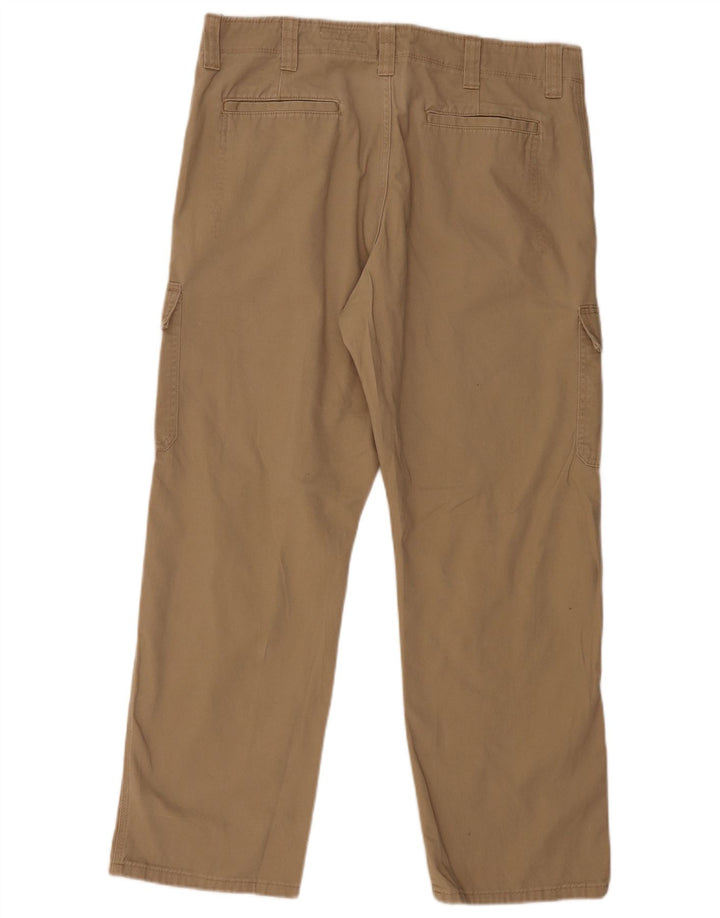 Pantaloni cargo da uomo dalla vestibilità comoda Wrangler W36 L30 in cotone beige