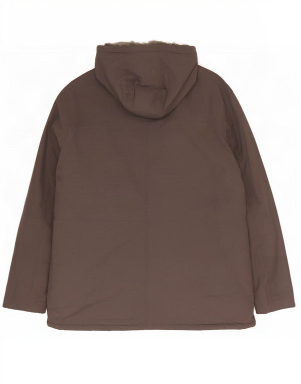 Giacca Parka con cappuccio da uomo Refrigiwear UK 46 3XL Grigio