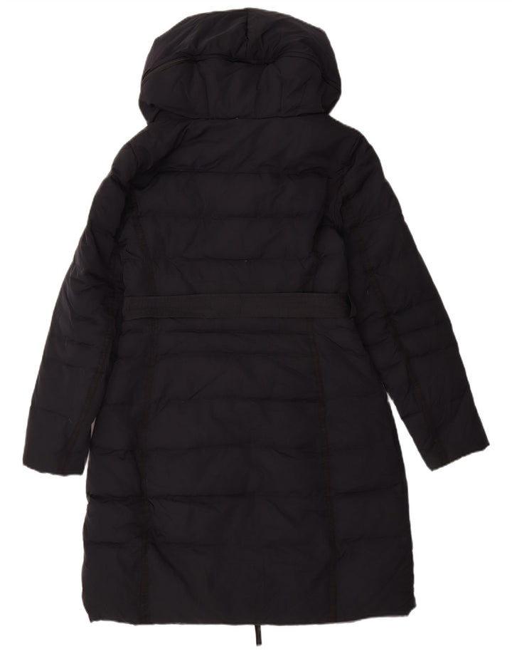 Cappotto imbottito da donna ZARA UK 14 medio blu navy in poliestere