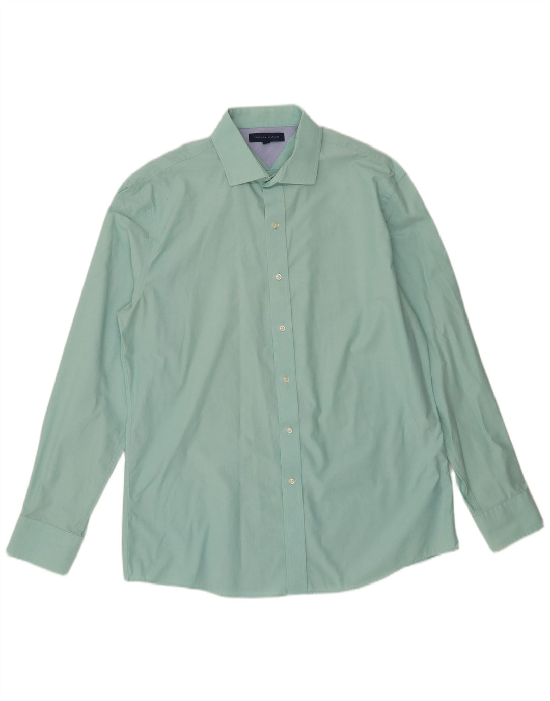 Camicia da uomo Tommy Hilfiger taglia 16 1/2 grande cotone verde