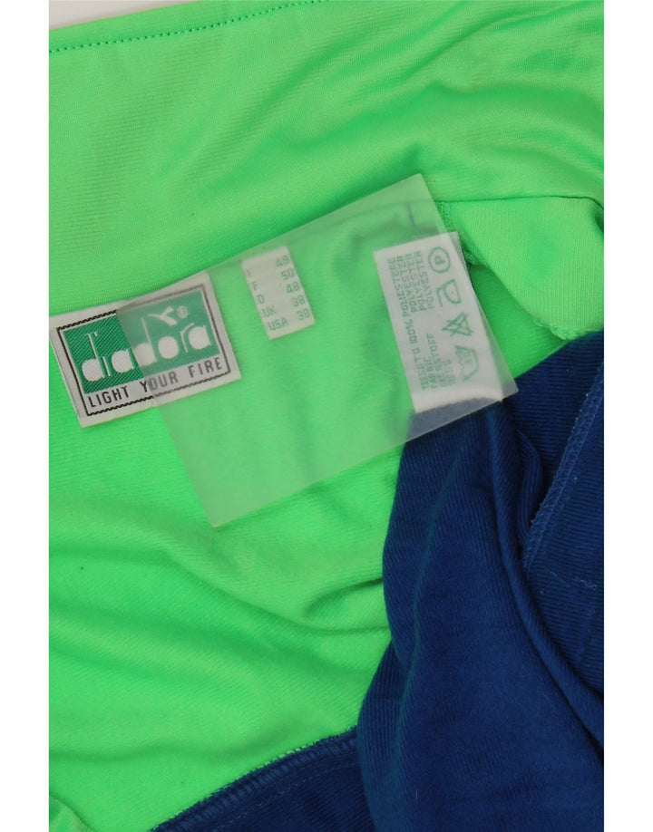 Giacca da tuta grafica da uomo Diadora IT 48 Blu medio Colourblock