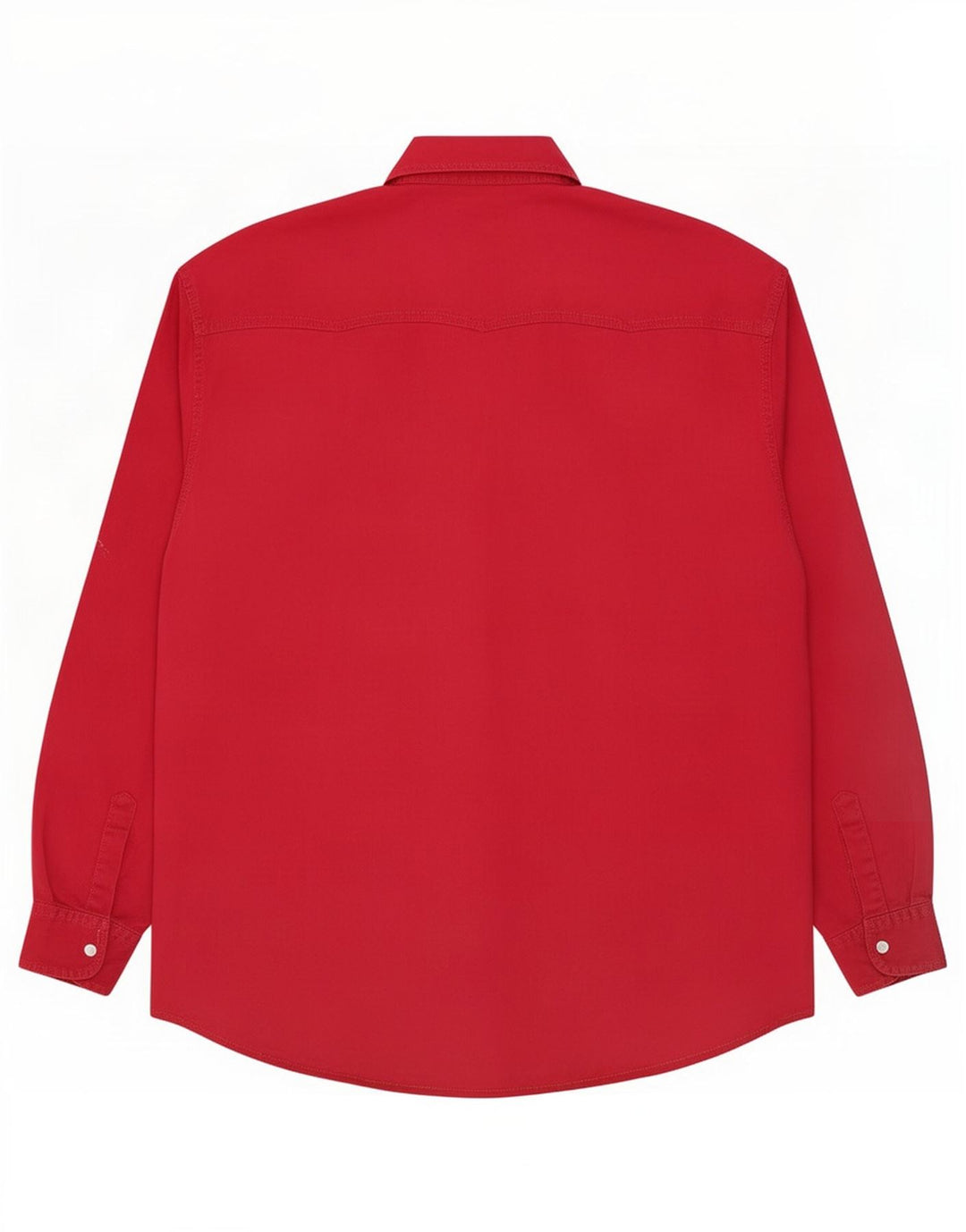 Camicia di jeans vintage da uomo XL Rossa