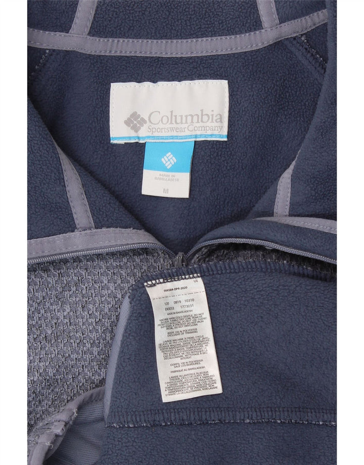Maglione con cappuccio e zip da donna Columbia UK 14 Poliestere blu medio