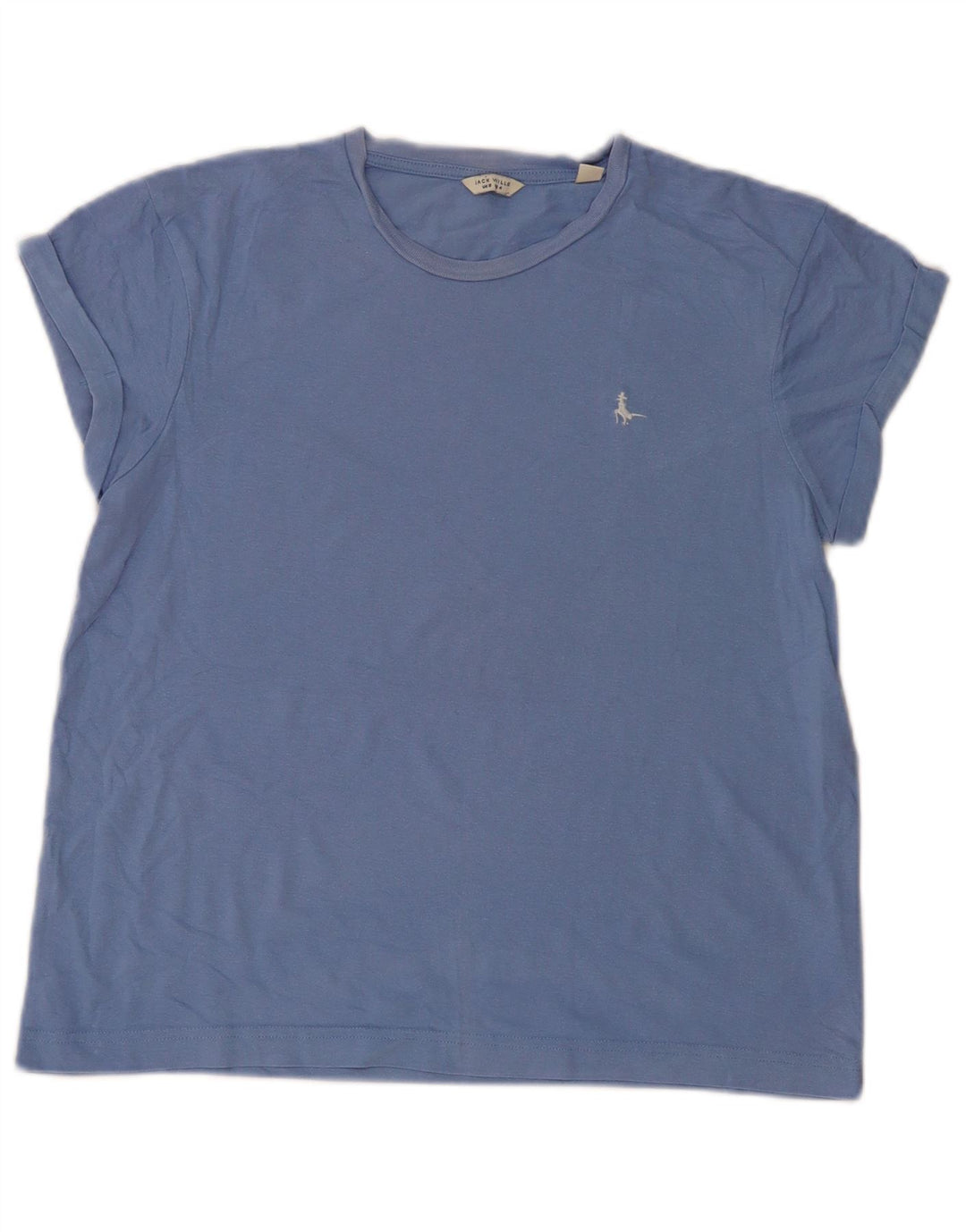 T-shirt da donna Jack Wills Top UK 8 piccolo cotone blu