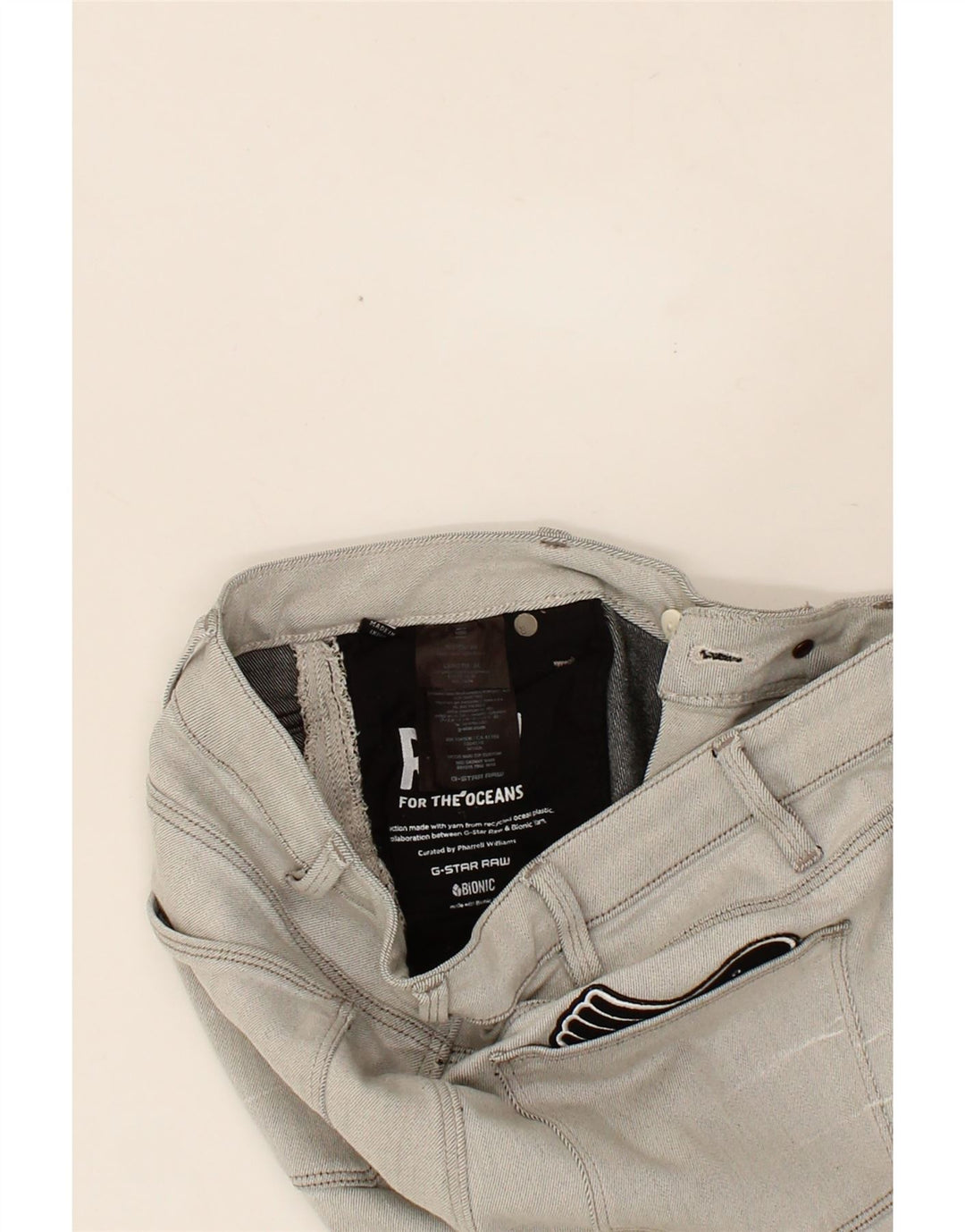 G-STAR Womens Skinny Jeans W28 L34 Grey Cotton Vintage G-Star and Second-Hand G-Star from Messina Hembry 