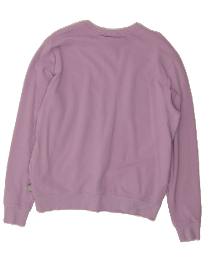 FILA Womens Sweatshirt Jumper IT 44 Medium Purple Cotton Vintage Fila and Second-Hand Fila from Messina Hembry 