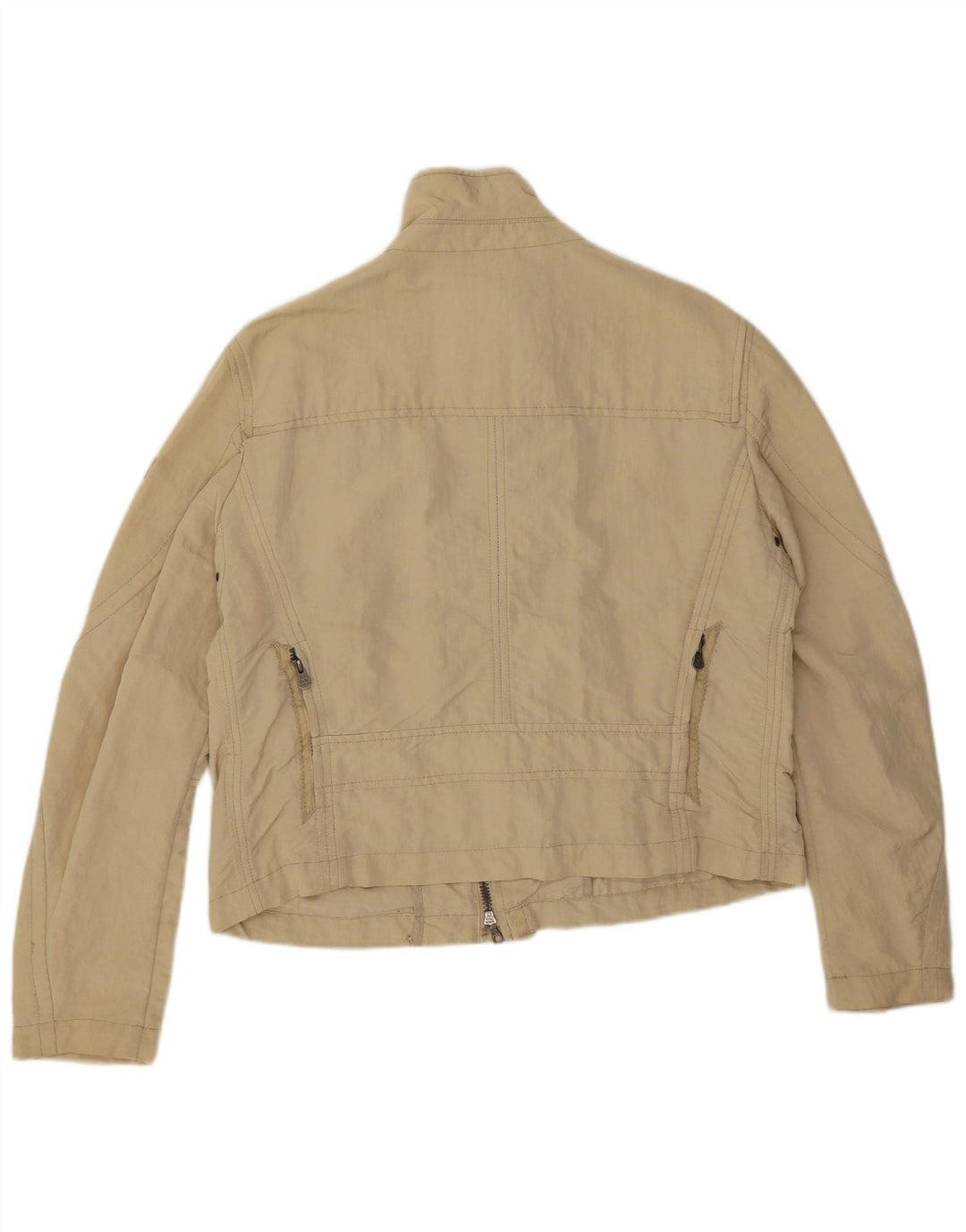 Giubbotto bomber corto da donna PEUTEREY IT 54 3XL Beige Poliammide