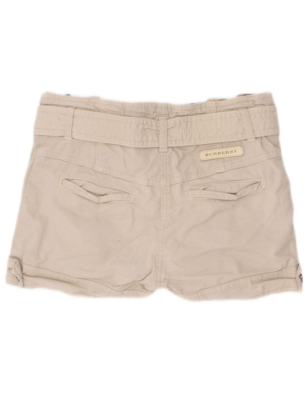 Pantaloncini cargo per ragazze Burberry 5-6 anni W22 in cotone beige