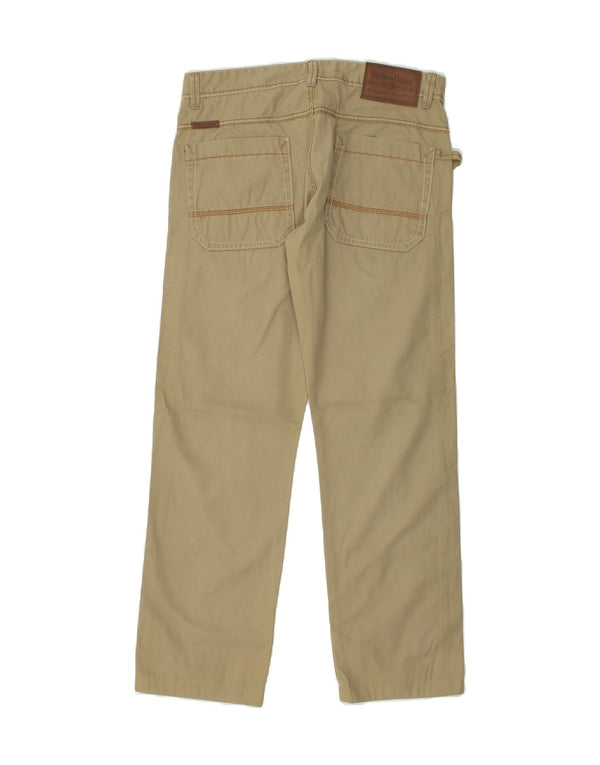 MARLBORO CLASSICS Pantaloni chino dritti da uomo W33 L31 cotone kaki