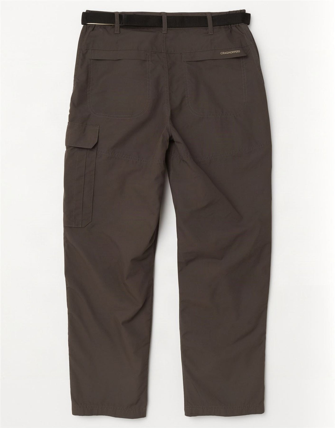 CRAGHOPPERS Pantaloni cargo dritti da uomo W34 L28 poliestere grigio