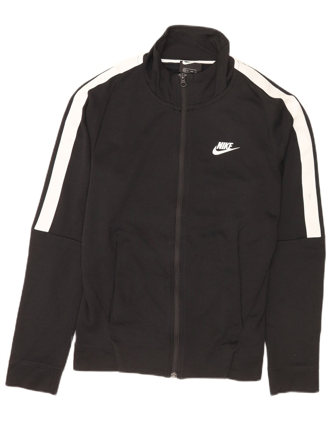 Giacca da tuta da uomo Nike XS in cotone color block nero