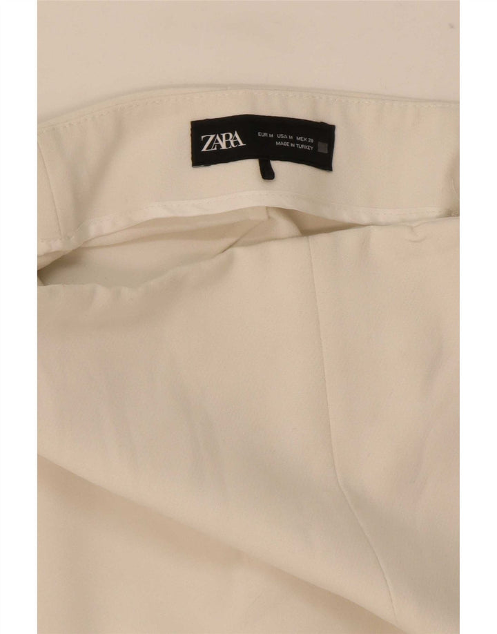 Pantaloni caldi Skort da donna Zara medi W28 bianchi