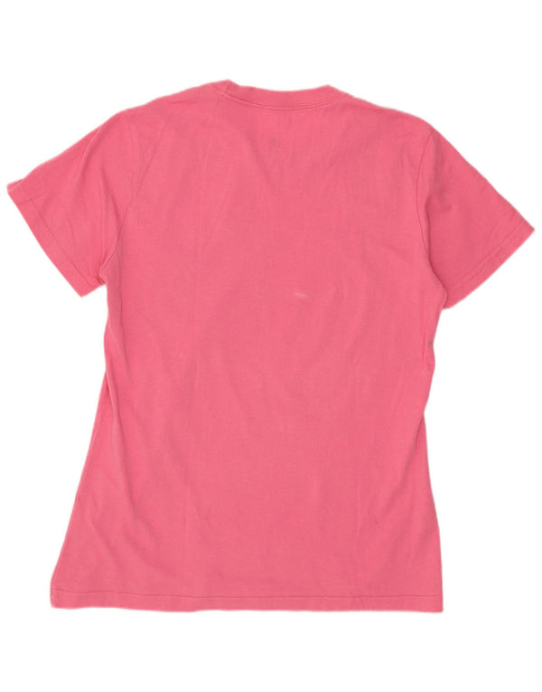 Maglietta grafica Adidas da donna Top UK 12/14 Rosa medio