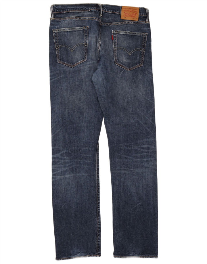Levi's Uomo 514 Jeans dritti W34 L34 Cotone Blu
