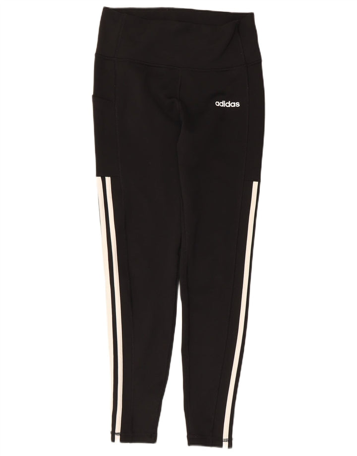 Leggings Adidas Climalite da donna UK 12/14 Poliestere nero medio