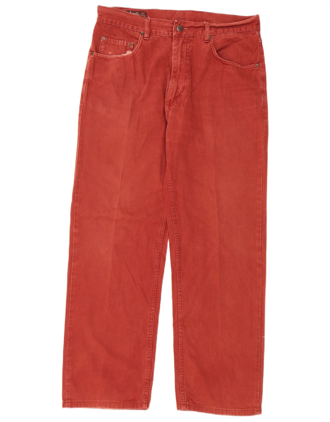 MARLBORO CLASSICS Pantaloni casual dritti da uomo W33 L29 cotone marrone