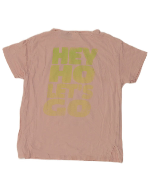 T-shirt grafica Zara per ragazze Ramone 13-14 anni in cotone rosa
