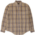 Camicia da uomo HENRY COTTONS taglia 42 grande cotone a quadri beige