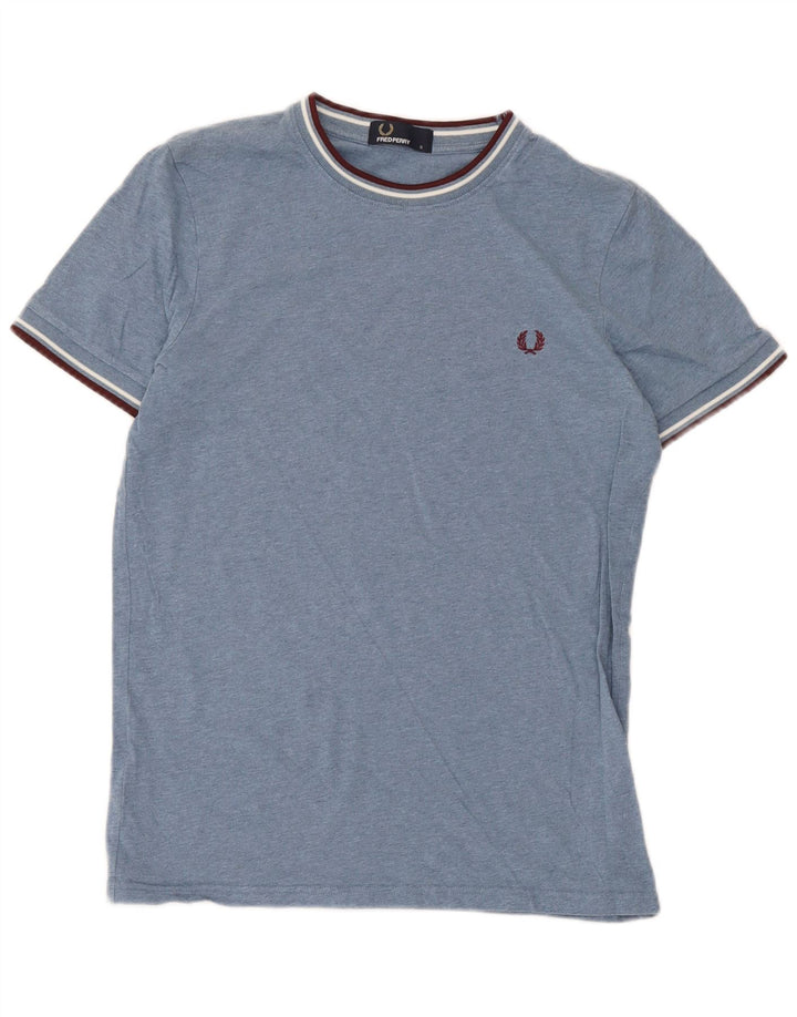 T-shirt da uomo Fred Perry Top piccola in cotone blu