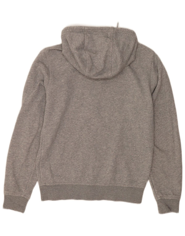 Felpa con cappuccio e zip Nike da uomo, piccola, in cotone grigio screziato