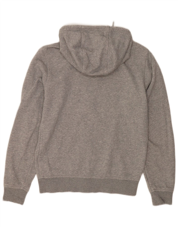 Felpa con cappuccio e zip Nike da uomo, piccola, in cotone grigio screziato