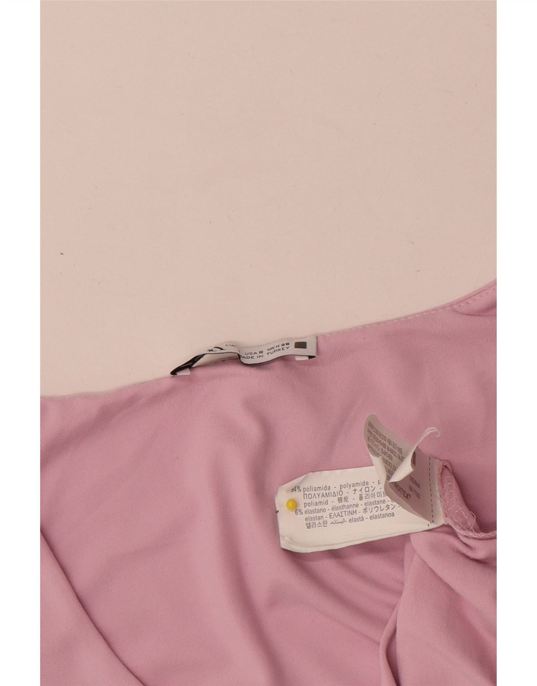 Canottiera Zara da donna UK 10 Small rosa in poliammide