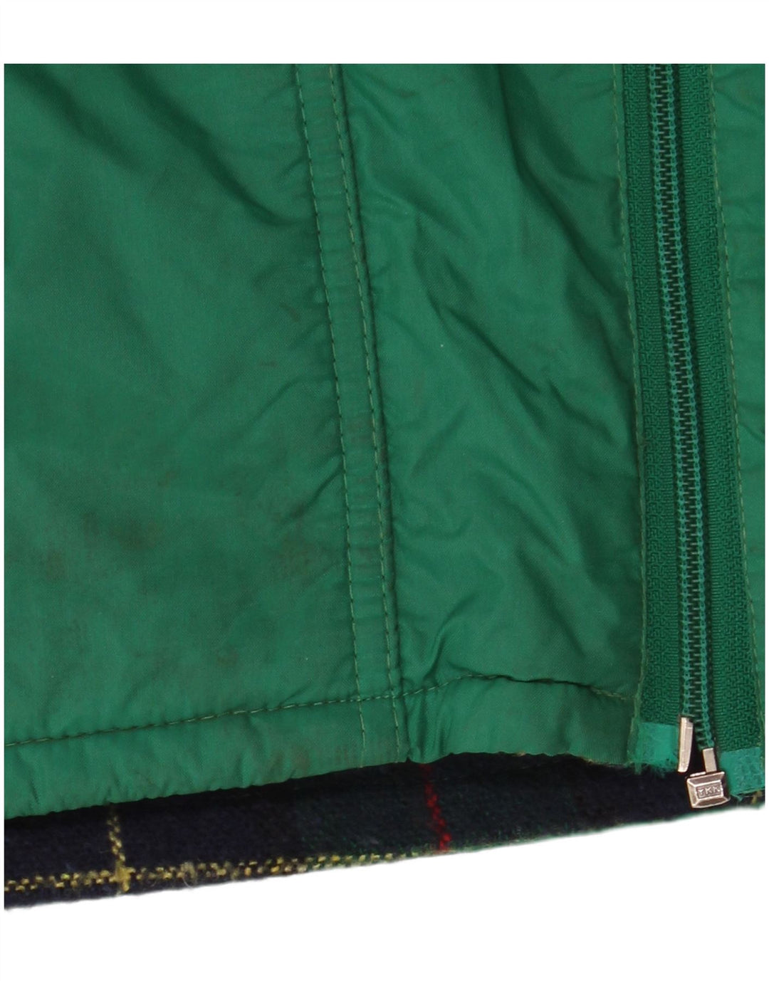 Giacca antipioggia da uomo con cappuccio K-Way UK 42 XL Verde Poliammide